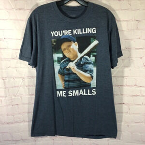 The Sandlot You’re Killing Me Smalls Blue Short Sleeve Shirt - Size Medium